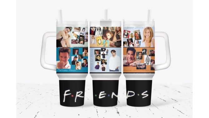 Friends Movies Custom Stanley Quencher 40Oz Stainless Steel Tumbler With Handle