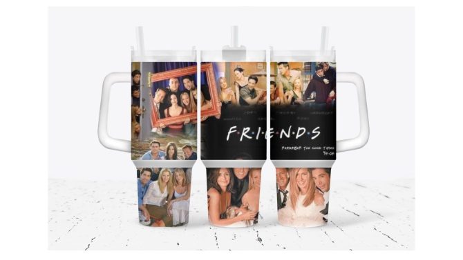 Friends Perfect Picture Movies Custom Stanley Quencher 40Oz Stainless Steel Tumbler With Handle