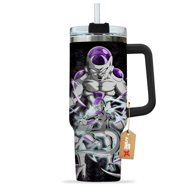 Frieza Dragon Ball Anime Custom Stanley Quencher 40Oz Stainless Steel Tumbler With Handle - Image 2