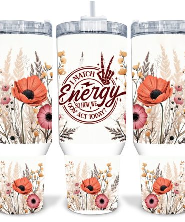 Funny Quote Wildflowers Custom Stanley Quencher 40Oz Stainless Steel