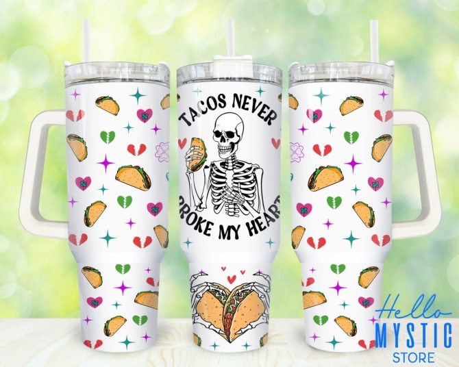 Funny Skeleton Custom Stanley Quencher 40Oz Stainless Steel Tumbler With Handle