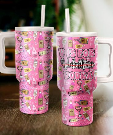 Funny Valentine Quote Custom Stanley Quencher 40Oz Stainless Steel Tumbler With Handle