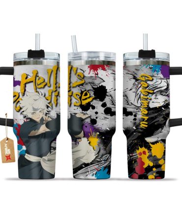 Gabimaru Hell #8217;S Paradise: Jigokuraku Anime Custom Stanley Quencher 40Oz Stainless Steel Tumbler With Handle