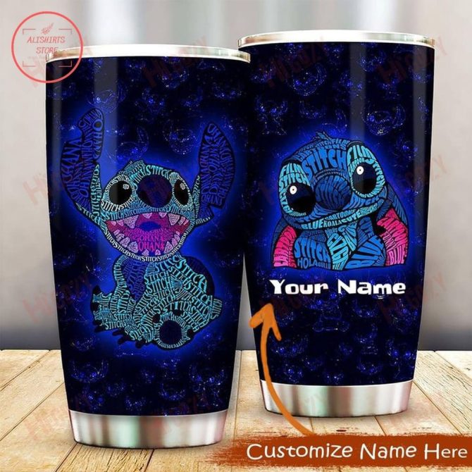 Customizable Cute Alien Tumbler - Personalized Insulated Cup - Gift Idea - Add Your Name - Stainless Steel Travel Mug