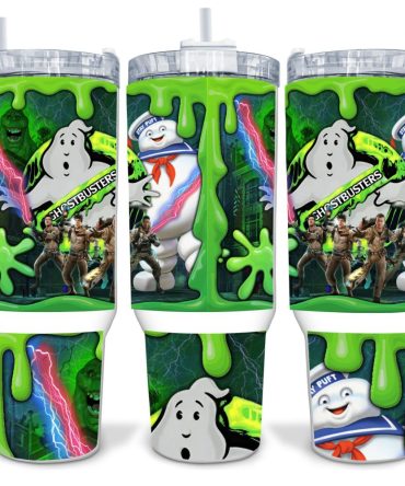 Ghostbusters Movies Custom Stanley Quencher 40Oz Stainless Steel