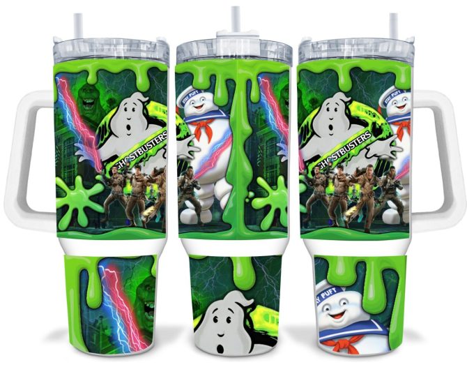 Ghostbusters Movies Custom Stanley Quencher 40Oz Stainless Steel