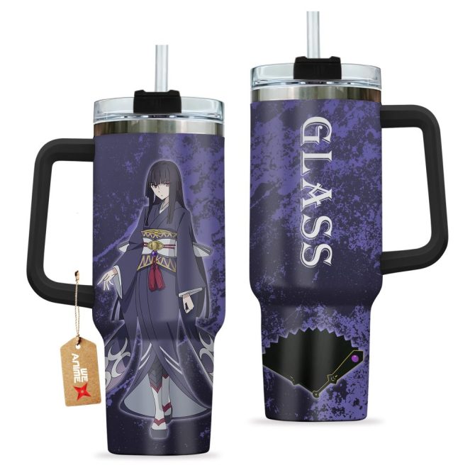 Glass The Rising Of The Shield Hero Anime Custom Stanley Quencher 40Oz Stainless Steel Tumbler With Handle - Image 2