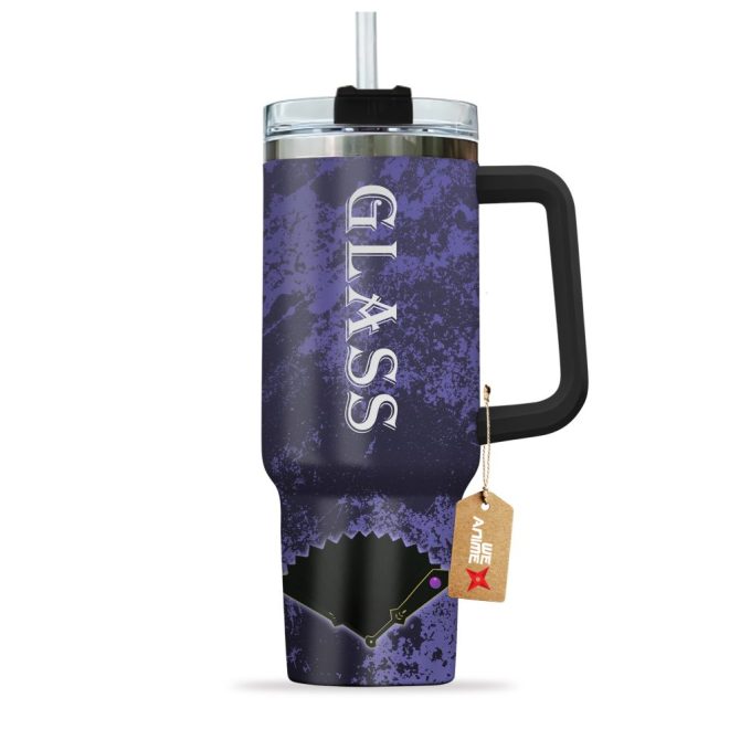 Glass The Rising Of The Shield Hero Anime Custom Stanley Quencher 40Oz Stainless Steel Tumbler With Handle - Image 3