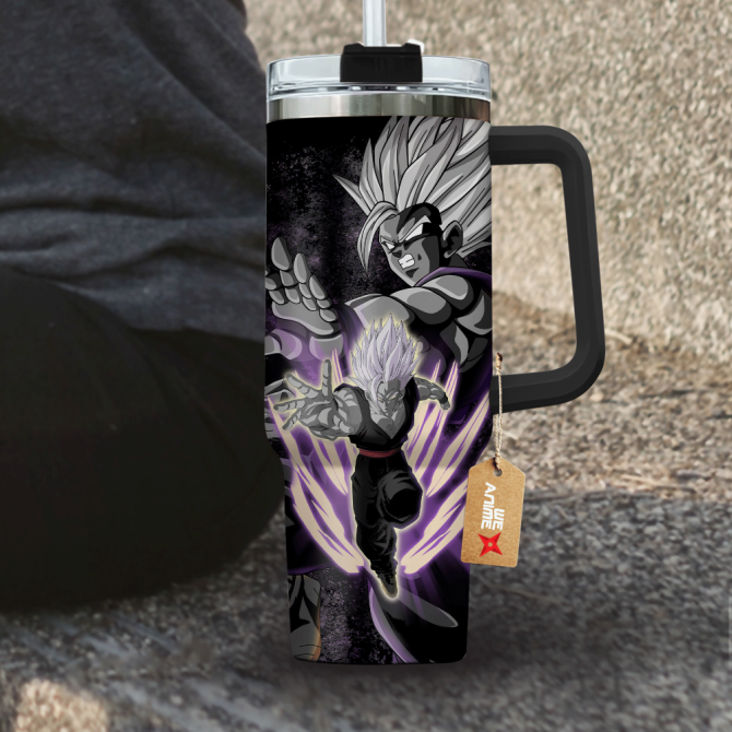 Gohan Beast Dragon Ball Anime Custom Stanley Quencher 40Oz Stainless Steel Tumbler With Handle - Image 4