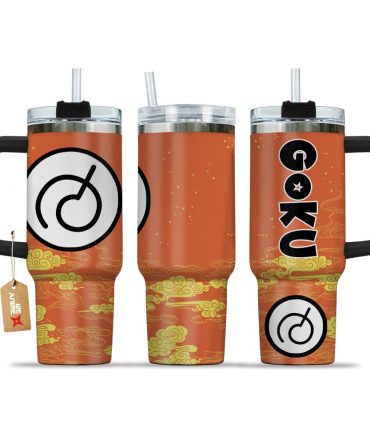 Goku Whis Symbol Dragon Ball Anime Custom Stanley Quencher 40Oz Stainless Steel Tumbler With Handle