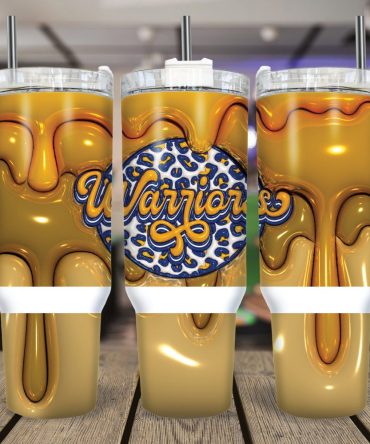 Golden State Warriors Nba Custom Stanley Quencher 40Oz Stainless Steel Tumbler With Handle