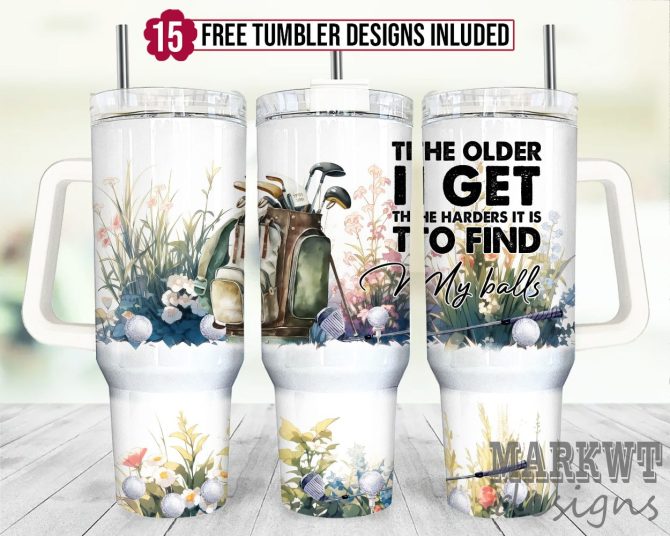 Golf Clubs Custom Stanley Quencher 40Oz Stainless Steel Tumbler With Handle