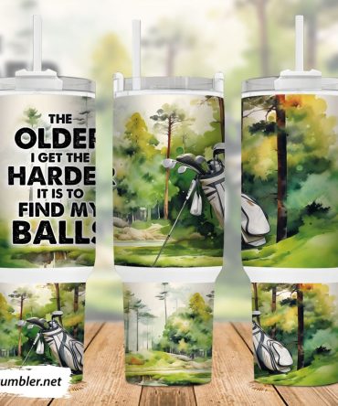 Golf Custom Stanley Quencher 40Oz Stainless Steel Tumbler With Handle