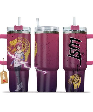 Gowther Goat #8217;S Sin Of Lust The Seven Deadly Sins Anime Custom Stanley Quencher 40Oz Stainless Steel Tumbler With Handle