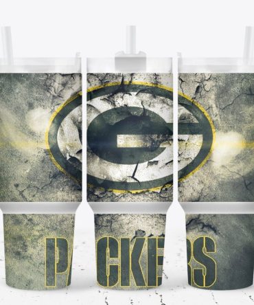 Green Bay Packers Football Nfl Custom Stanley Quencher 40Oz Stainless Steel Tumbler With Handle