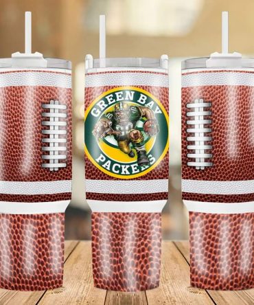 Green Bay Packers Nfl Custom Stanley Quencher 40Oz Stainless Steel