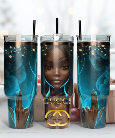 Gucci Girl Custom Stanley Quencher 40Oz Stainless Steel Tumbler With Handle