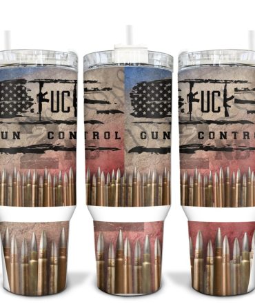 Gun Control Custom Stanley Quencher 40Oz Stainless Steel Tumbler With Handle