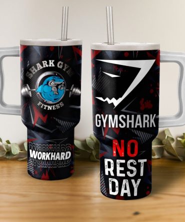 Gymshark Custom Stanley Quencher 40Oz Stainless Steel Tumbler With Handle