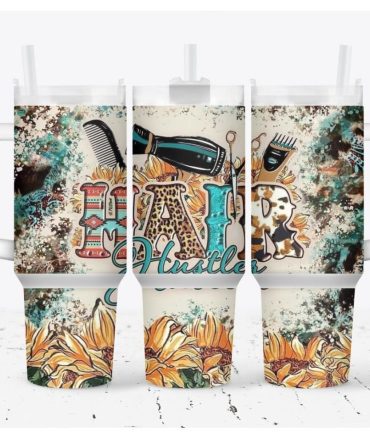 Hair Hustler Custom Stanley Quencher 40Oz Stainless Steel Tumbler With Handle