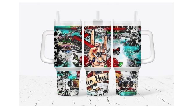 Hair Hustler Custom Stanley Quencher 40Oz Stainless Steel Tumbler With Handle