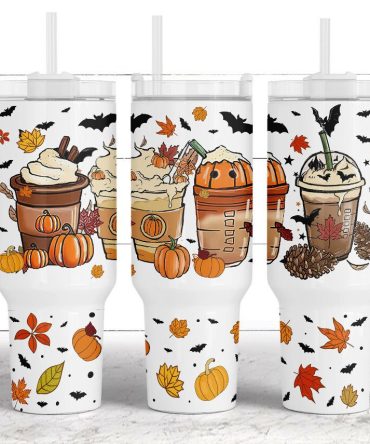 Halloween Custom Stanley Quencher 40Oz Stainless Steel Tumbler With Handle
