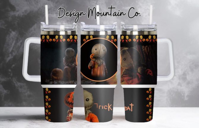 Happy Halloween Custom Stanley Quencher 40Oz Stainless Steel Tumbler With Handle