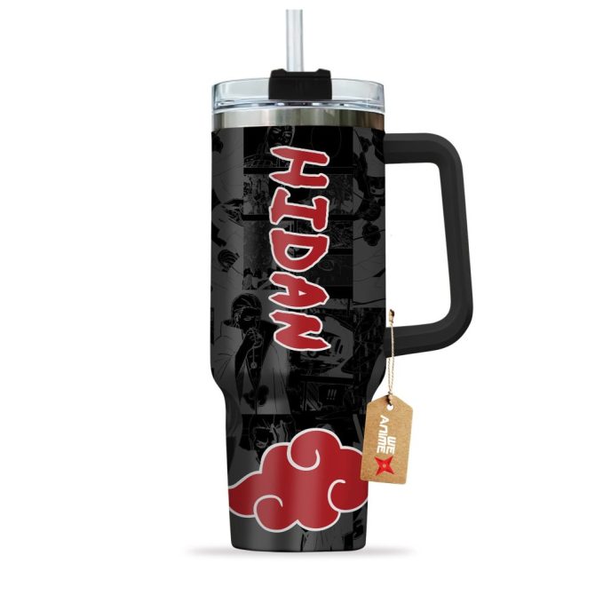 Hidan Naruto Anime Custom Stanley Quencher 40Oz Stainless Steel Tumbler With Handle - Image 2