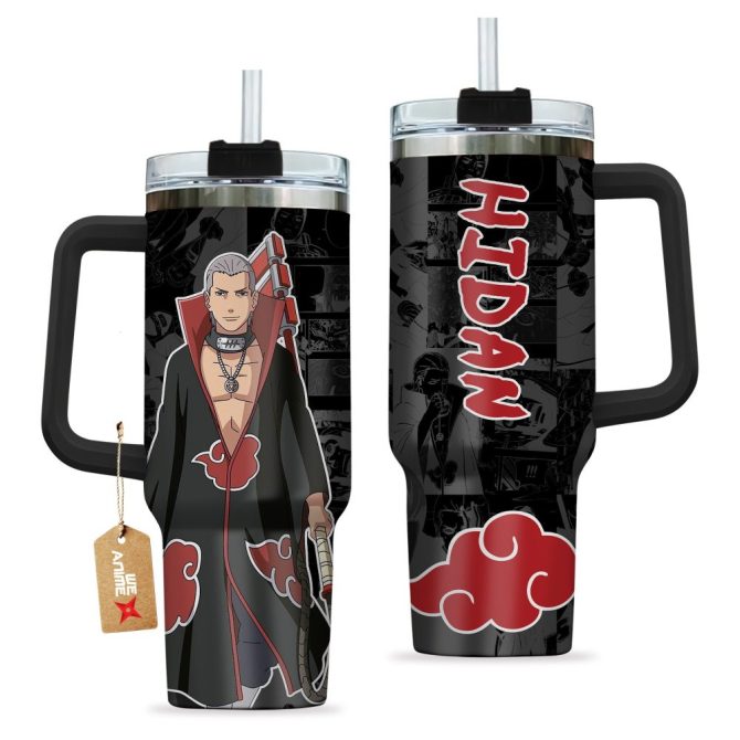 Hidan Naruto Anime Custom Stanley Quencher 40Oz Stainless Steel Tumbler With Handle