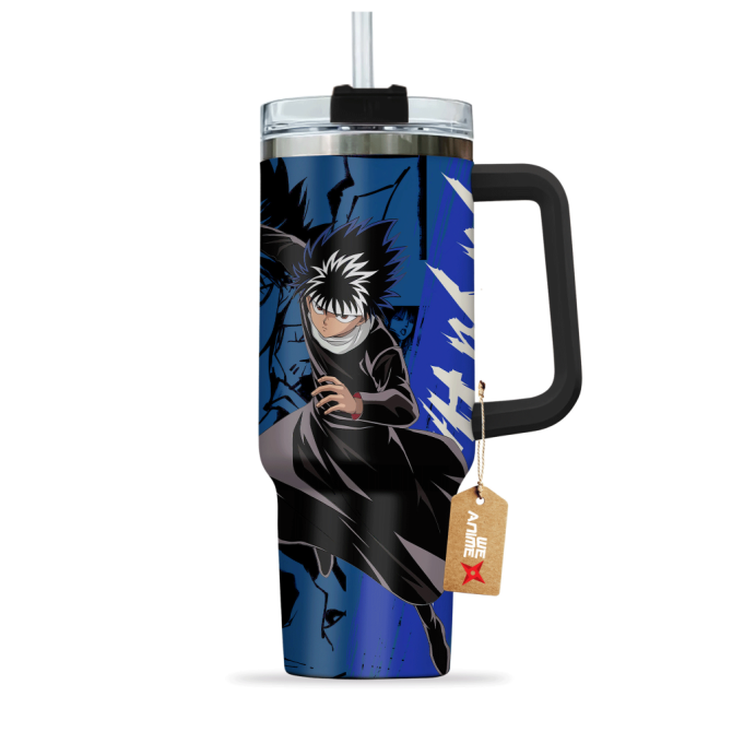Hiei Yu Yu Hakusho Anime Custom Stanley Quencher 40Oz Stainless Steel Tumbler With Handle - Image 3