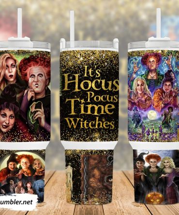 Hocus Pocus Movies Custom Stanley Quencher 40Oz Stainless Steel Tumbler With Handle