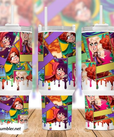 Hocus Pocus Movies Custom Stanley Quencher 40Oz Stainless Steel Tumbler With Handle