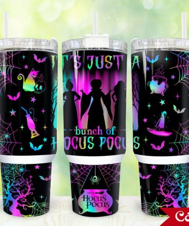 Hocus Pocus Movies Custom Stanley Quencher 40Oz Stainless Steel Tumbler With Handle