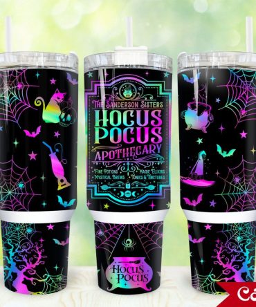 Hocus Pocus Movies Custom Stanley Quencher 40Oz Stainless Steel Tumbler With Handle