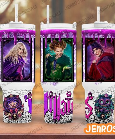 Hocus Pocus Movies Custom Stanley Quencher 40Oz Stainless Steel Tumbler With Handle