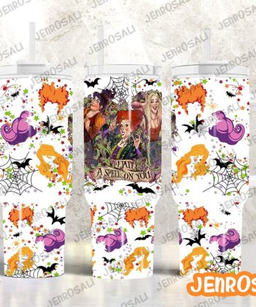 Hocus Pocus Movies Custom Stanley Quencher 40Oz Stainless Steel Tumbler With Handle