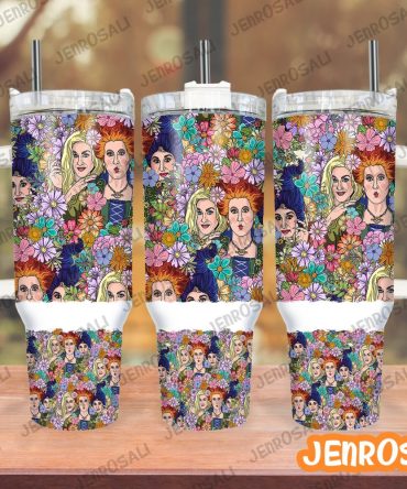 Hocus Pocus Movies Custom Stanley Quencher 40Oz Stainless Steel Tumbler With Handle