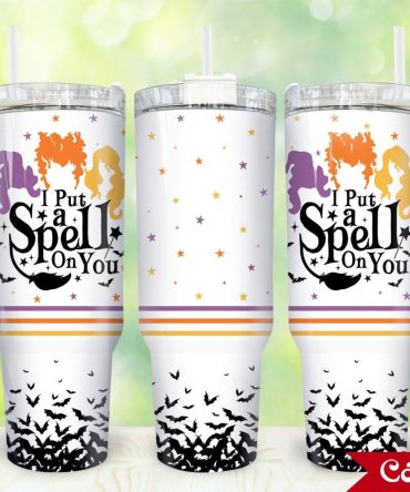 Hocus Pocus Movies Custom Stanley Quencher 40Oz Stainless Steel Tumbler With Handle