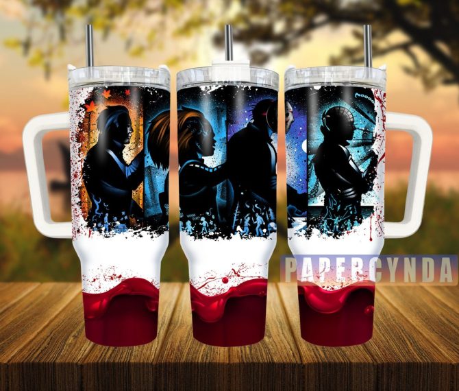 Horror Characters Custom Stanley Quencher 40Oz Stainless Steel Tumbler With Handle