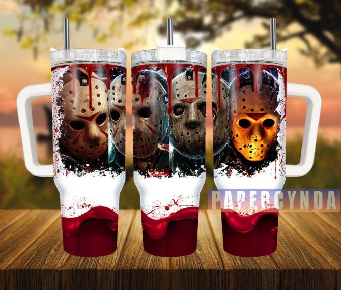 Horror Characters Custom Stanley Quencher 40Oz Stainless Steel Tumbler With Handle