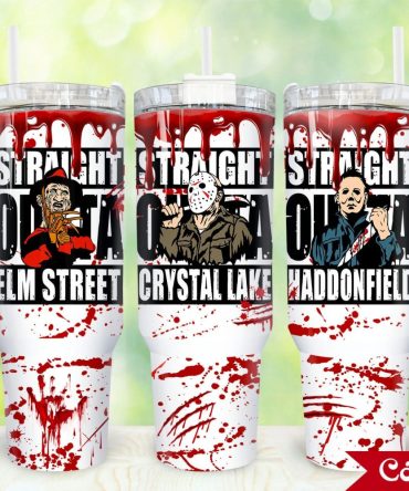Horror Movies Characters Movies Custom Stanley Quencher 40Oz Stainless Steel Tumbler With Handle