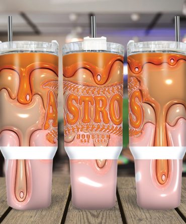 Houston Astros Mlb Custom Stanley Quencher 40Oz Stainless Steel Tumbler With Handle