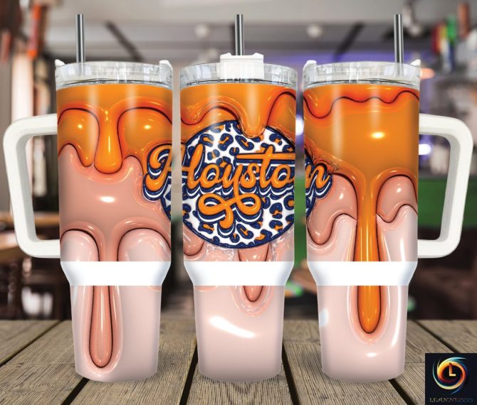 Houston Astros Mlb Custom Stanley Quencher 40Oz Stainless Steel Tumbler With Handle