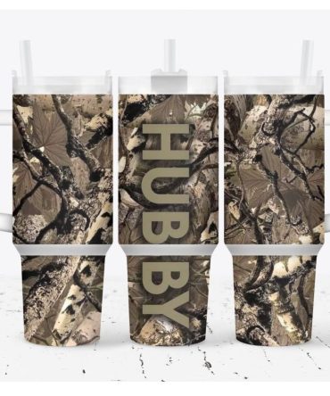 Hunting Camo Custom Stanley Quencher 40Oz Stainless Steel Tumbler With Handle