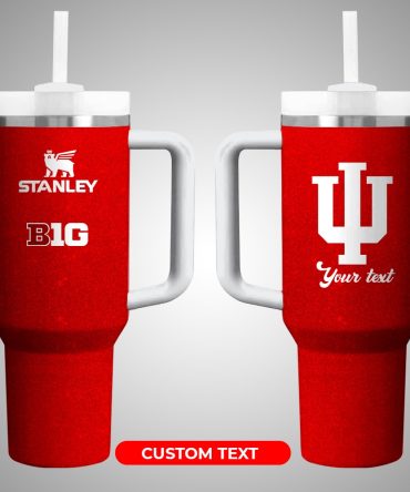 Indiana Hoosiers Ncaa Custom Stanley Quencher 40Oz Stainless Steel