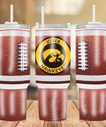 Iowa Hawkeyes Football Team Ncaa Custom Stanley Quencher 40Oz Stainless Steel