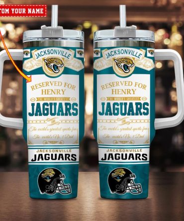 Jacksonville Jaguars Nfl Father #8217;S Day Custom Stanley Quencher 40Oz Stainless Steel