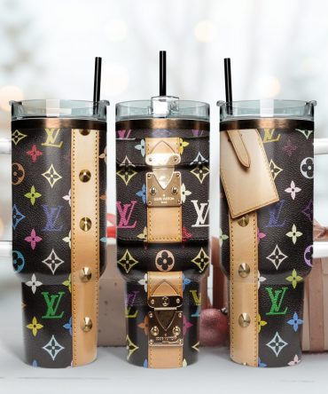 Louis Vuitton Lv Bag Pattern Custom Stanley Quencher 40Oz Stainless Steel Tumbler With Handle