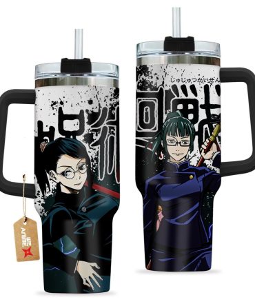 Maki Zenin Jujutsu Kaisen Anime Custom Stanley Quencher 40Oz Stainless Steel Tumbler With Handle