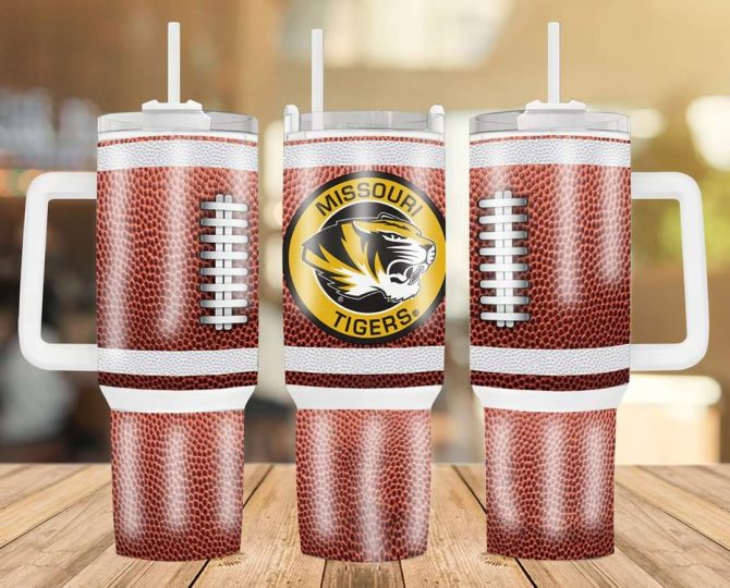 Missouri Tigers Football Team Ncaa Custom Stanley Quencher 40Oz Stainless Steel